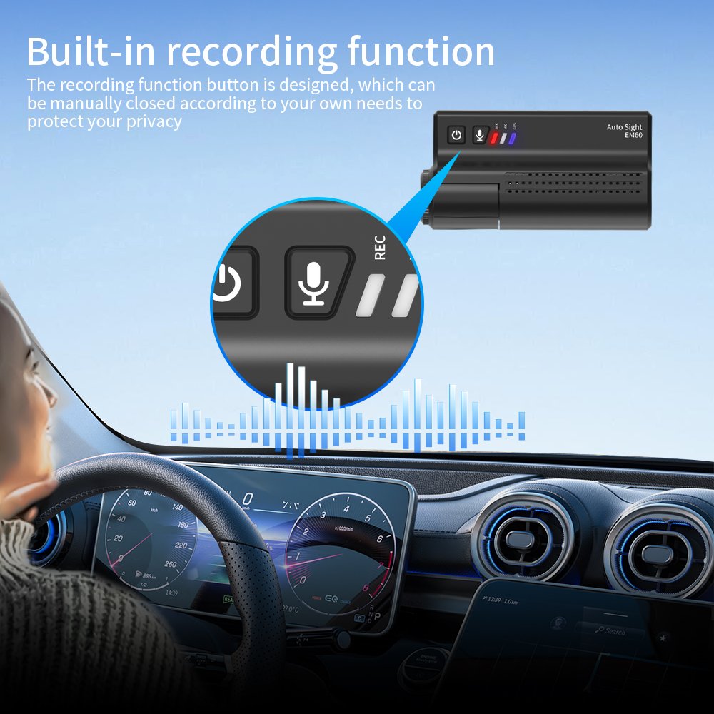 Auto Sight High-End Starvis 2 Car Dvr Android Dual Angle Dash Cam Per Auto 4K Camera Car Dash Cam Hardwire Kit