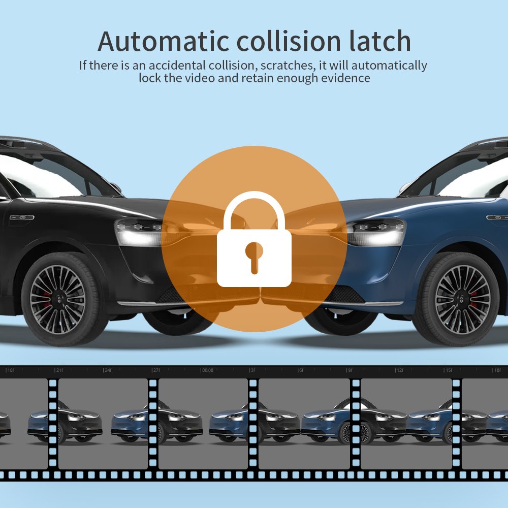 Auto Sight High-End Starvis 2 Car Dvr Android Dual Angle Dash Cam Per Auto 4K Camera Car Dash Cam Hardwire Kit