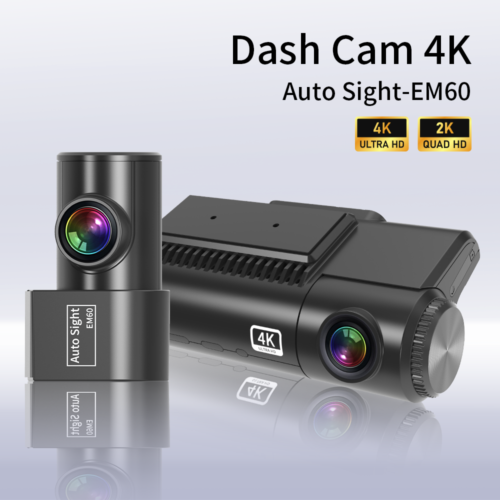 Auto Sight High-End Starvis 2 Car Dvr Android Dual Angle Dash Cam Per Auto 4K Camera Car Dash Cam Hardwire Kit