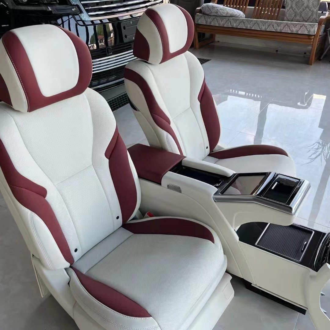 High Quality Luxury VIP Auto SUV Rear Seats Kit Custom Factory Design with Center Console & Rear Armrest for LC300