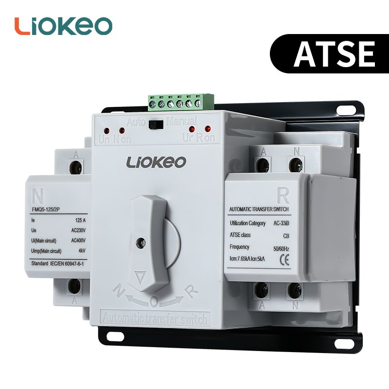 Factory Direct 4P 125A Dual Power Automatic Transfer Switch ATS Automatic Transfer Switch