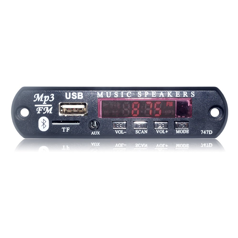 Bluetooth Kit MP3 Player Module Bluetooth Audio Decoder Board with Color Screen TF FM AUX USB Remoter Control MP3 Board Factory