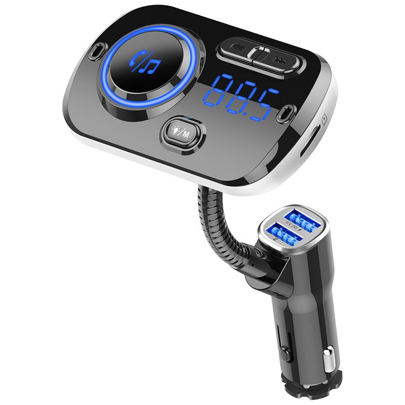 Factory Wholesale Bluetooth MP3 Player FM Transmitter Fast Charging Car Charger Phone Handsfree Kit