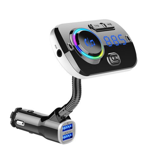 Factory Wholesale Bluetooth MP3 Player FM Transmitter Fast Charging Car Charger Phone Handsfree Kit