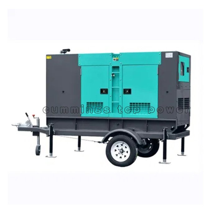 200kw 250kva 45kva 50kv 50kva 50kw 55kva 60 Kv 3phase diesel Generator Set with Trailer 50 Kwt Genset Prix
