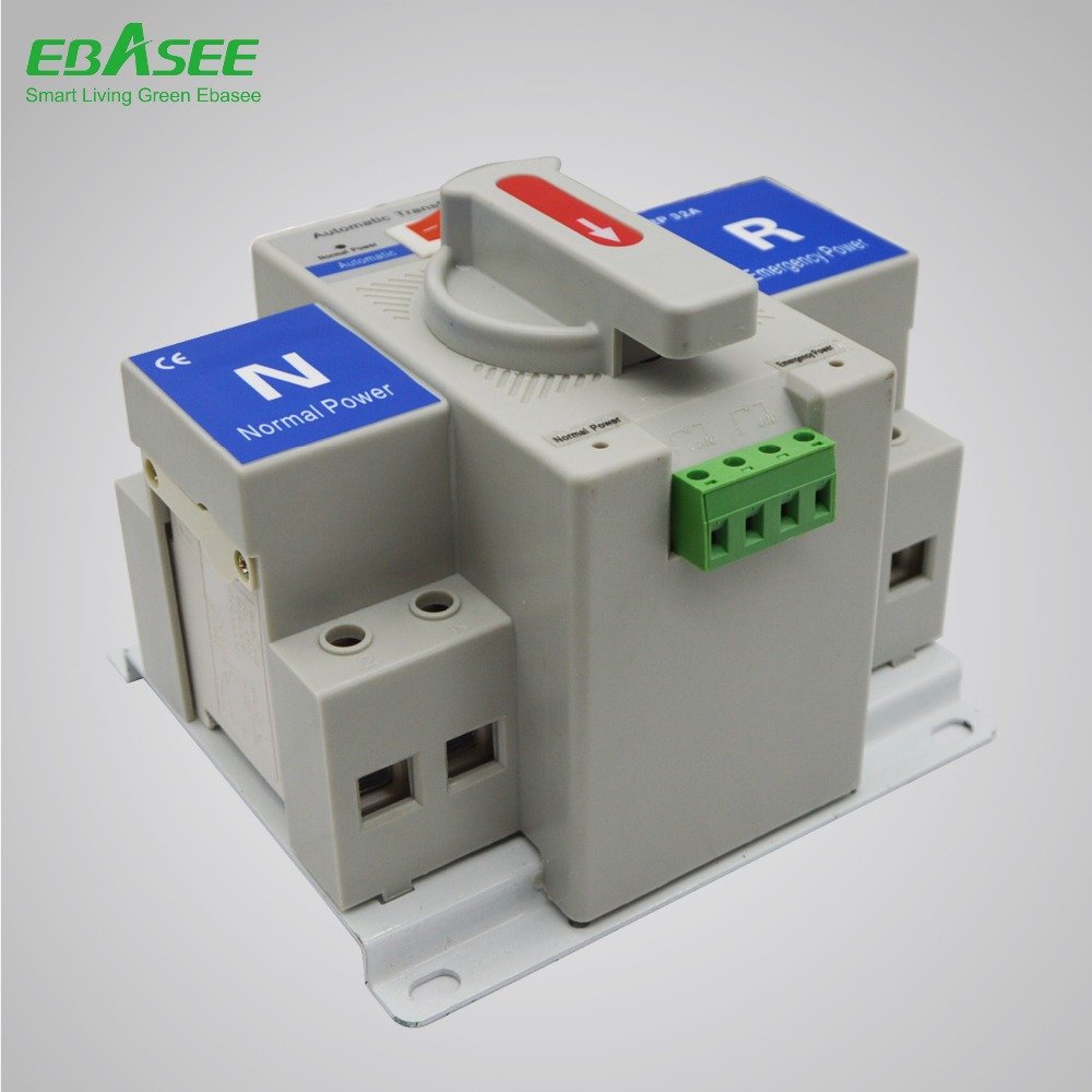 Factory Price 2P 3p 4p 63A 125A Automatic Transfer Switch Auto Recovery ATS MCB Type