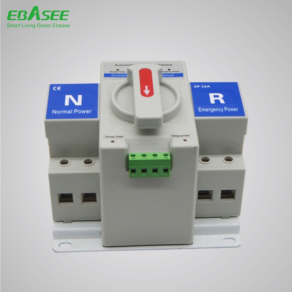 Factory Price 2P 3p 4p 63A 125A Automatic Transfer Switch Auto Recovery ATS MCB Type