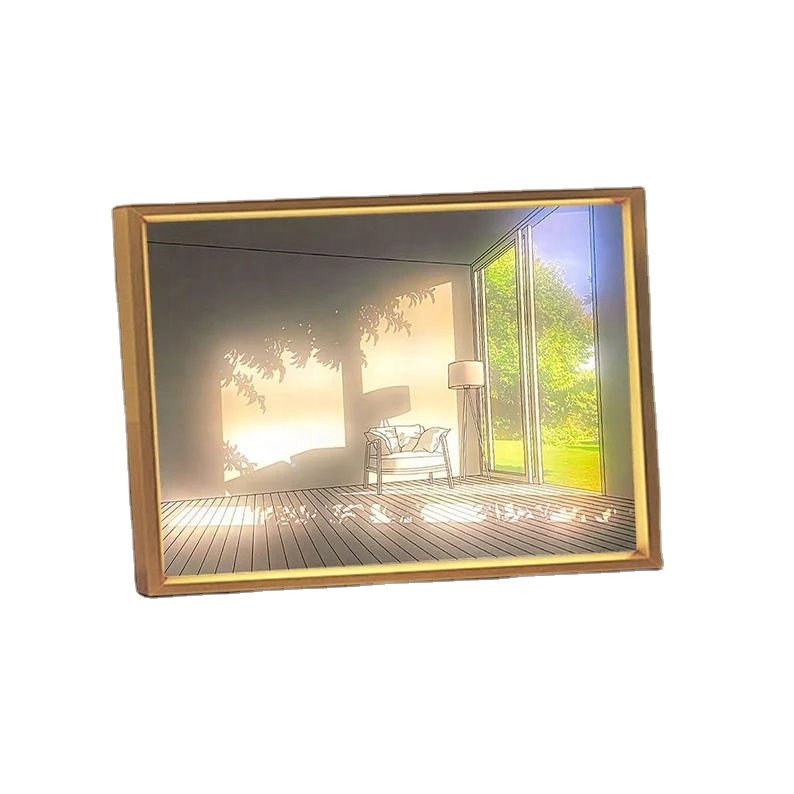 Light up Painting Anime Character Wood Frame Poster Led Strips Shadow Light Box Art Painting With RGB Control 3 Color Nightlight