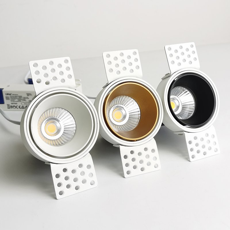 7/10/18W Commercial LED Downlights GU10 MR16 Recessed Trimless Indoor Residential Lighting Usage
