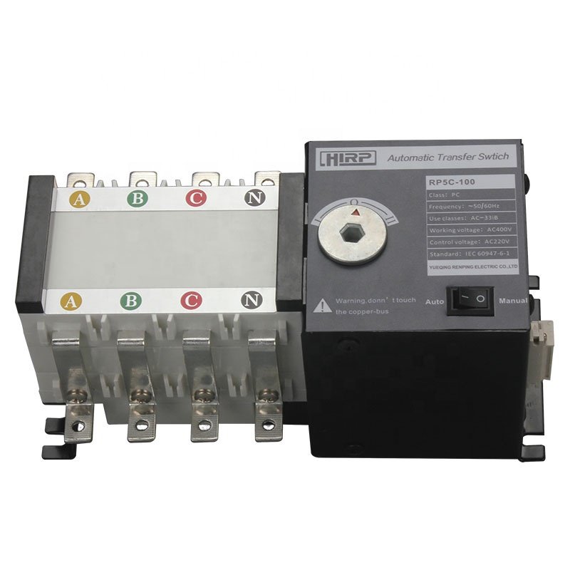 RP5C-100 100 Amp 3 Phase Automatic Transfer Switch ATS 220V