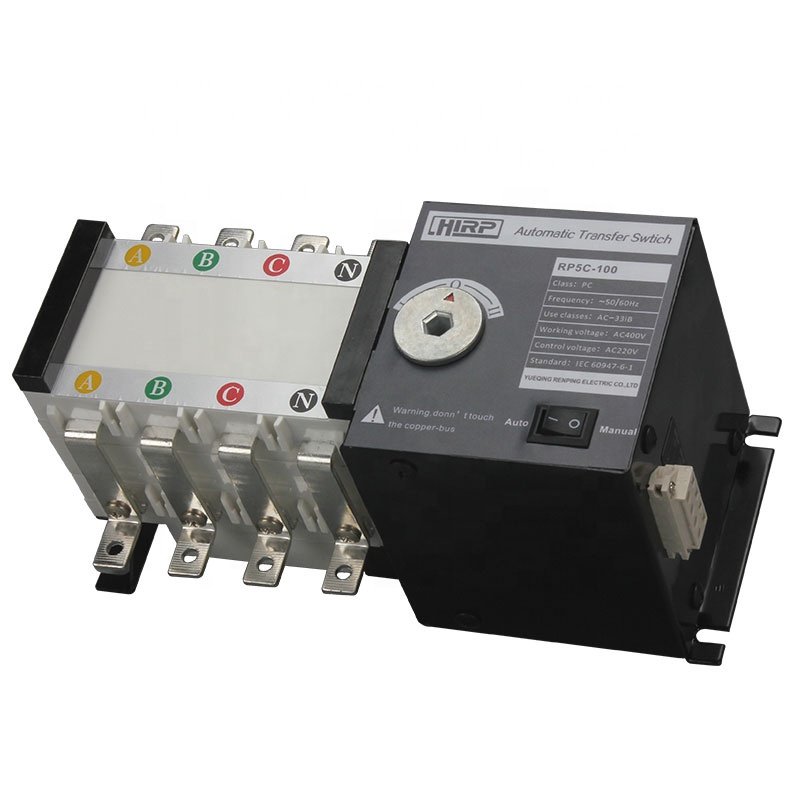 RP5C-100 100 Amp 3 Phase Automatic Transfer Switch ATS 220V