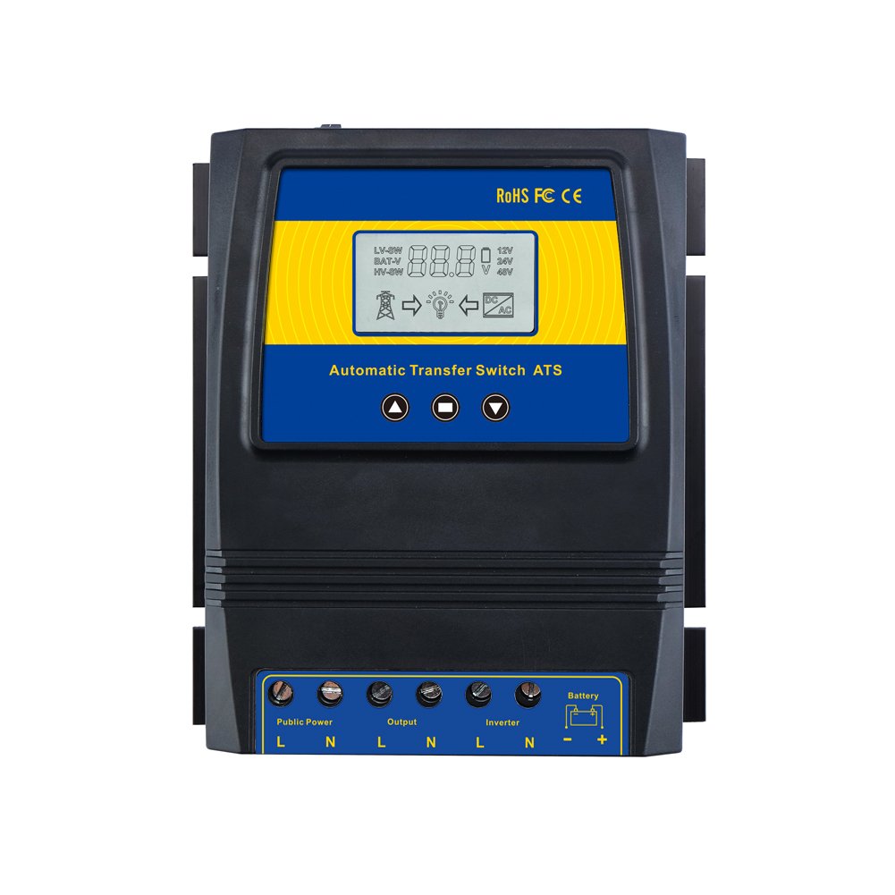 MOES Dual Power ATS Controller Automatic Transfer Switch for Main Battery and Standby Battery
