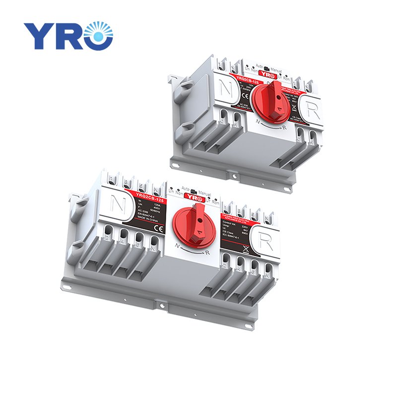 YRO Dual Power Transfer Switch Electric Device 125A Automatic Transfer Switch for Solar System Auto Changeover Switch Factory