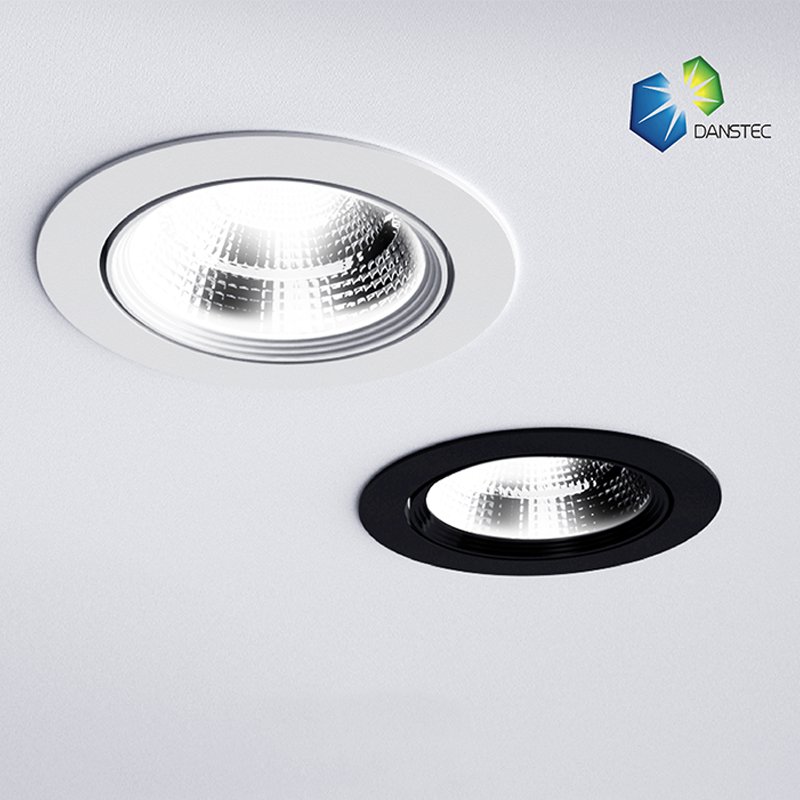 15W COB LED Commerical Recessed Downlights for Airport Lounge