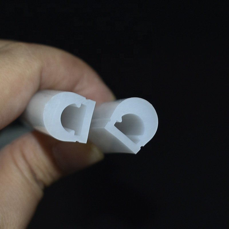 LED Soft 180 Degrees Round Luminous Neon Sleeve 15mm*13mm 13mm*13mm Silicone Light Strip Silicon Led Profile