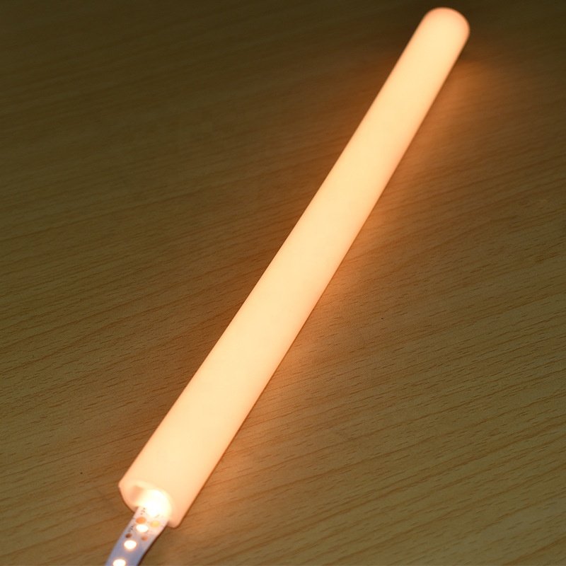 LED Soft 180 Degrees Round Luminous Neon Sleeve 15mm*13mm 13mm*13mm Silicone Light Strip Silicon Led Profile