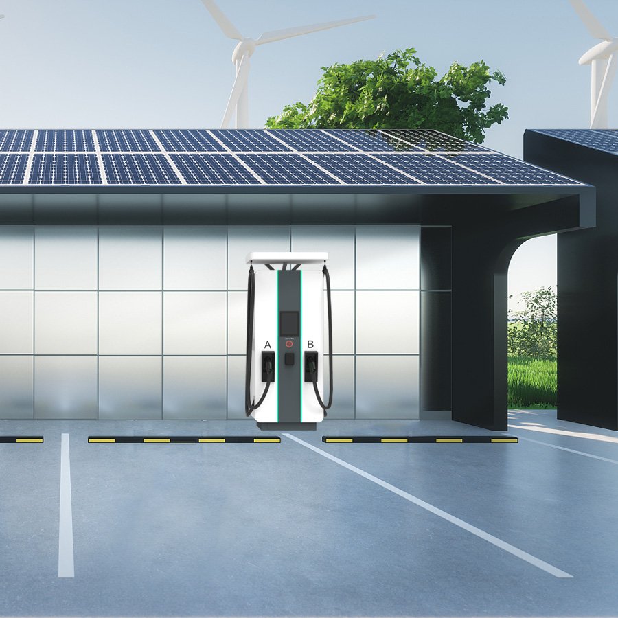 DC EV Charging Station Out Door EV Charger 120kw New Energy Car Charger Commercial Fast Charging Station for Electric Vehicles