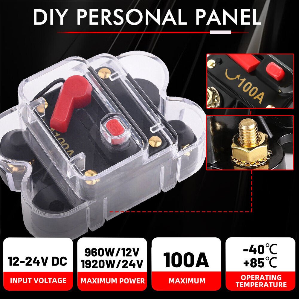 Multifunction Switch Pod Momentary Strobe Circuit Control Box Ouch Screen RGB 12 Gang Switch Panel
