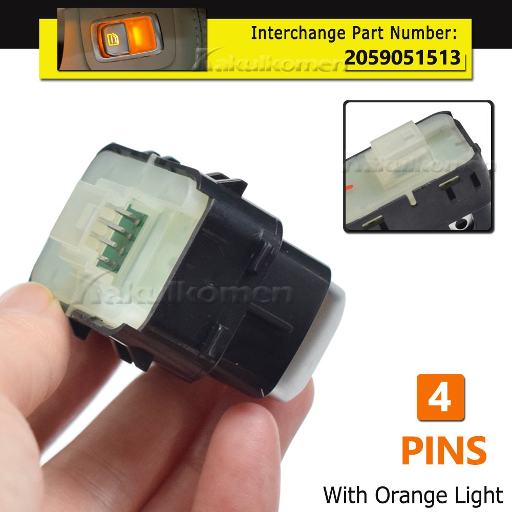 Power Window Switch Button New Condition Compatible For Mercedes Benz C-Klasse GLC V-Klasse Vito W205 C180 C200 2014-2021