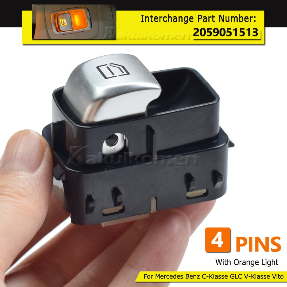 Power Window Switch Button New Condition Compatible For Mercedes Benz C-Klasse GLC V-Klasse Vito W205 C180 C200 2014-2021
