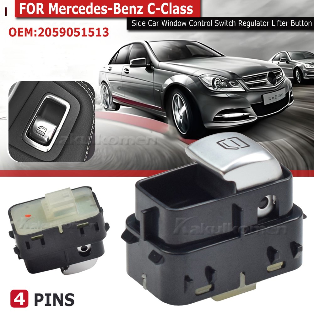 Power Window Switch Button New Condition Compatible For Mercedes Benz C-Klasse GLC V-Klasse Vito W205 C180 C200 2014-2021