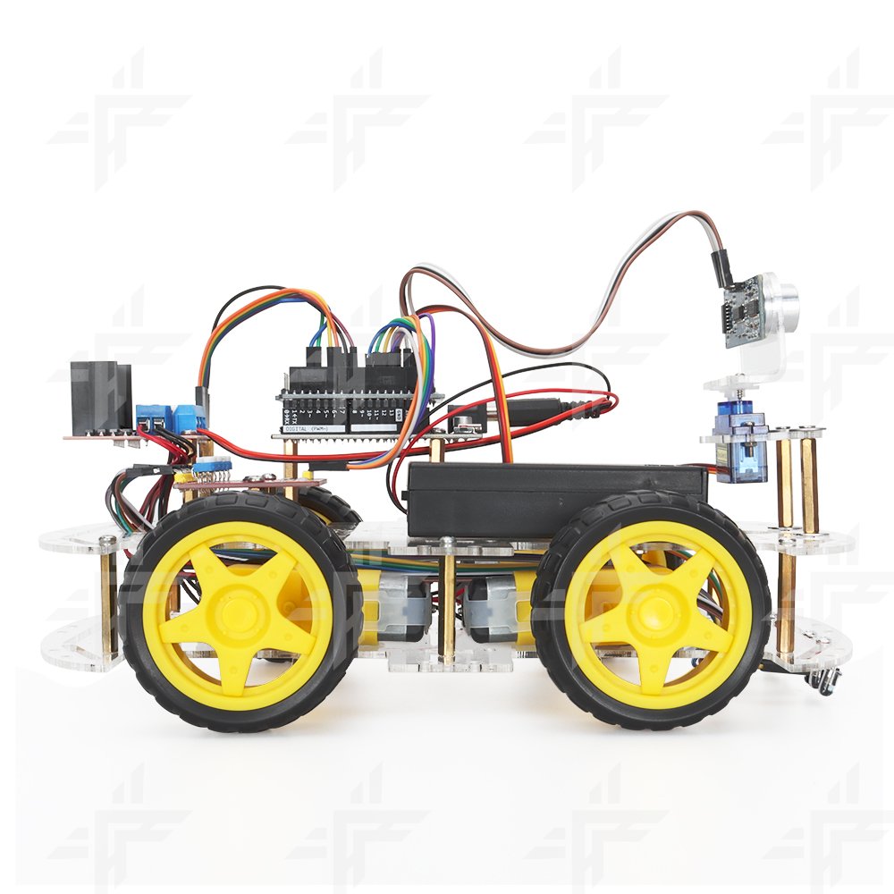 Tscinbuny Smart Robot Car Kit for Kids Toys with Tutorial line Tracking Bluetooth Modules Scientific Education for Arduino