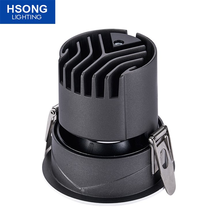 5W 10W15W18W 20W Cob Downlight Led Recessed Ceiling Light Trimless Dali Downlight Dimming Anti Glare Spotlight for Shop