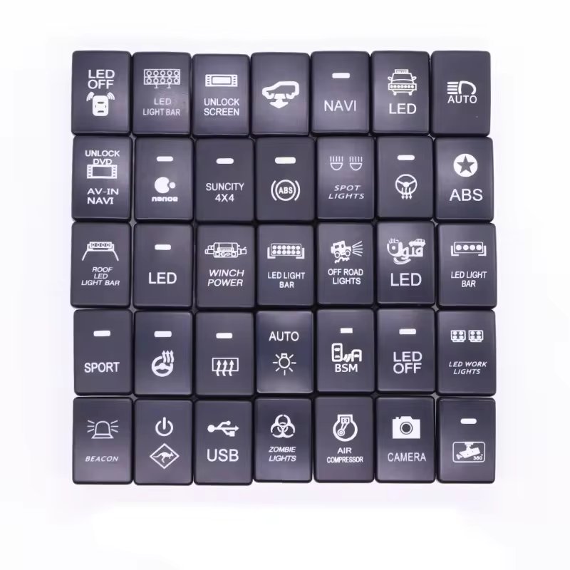 Car Fog Lamp Switch With Long Wiring Harness Fit for Volkswagen Golf G3 G4 Modified Fog Light Switch