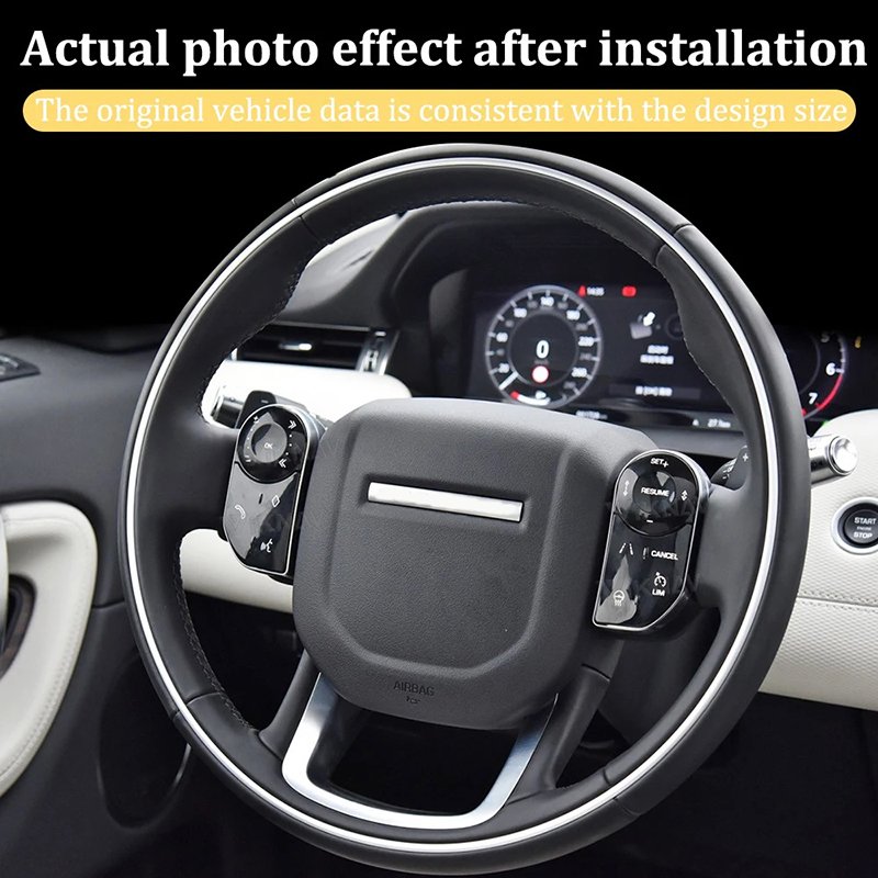 Car Steering Wheel Control Button Touch Combination Switch Set for Land Rover for Range Rover Vogue / Sport 2014-2017