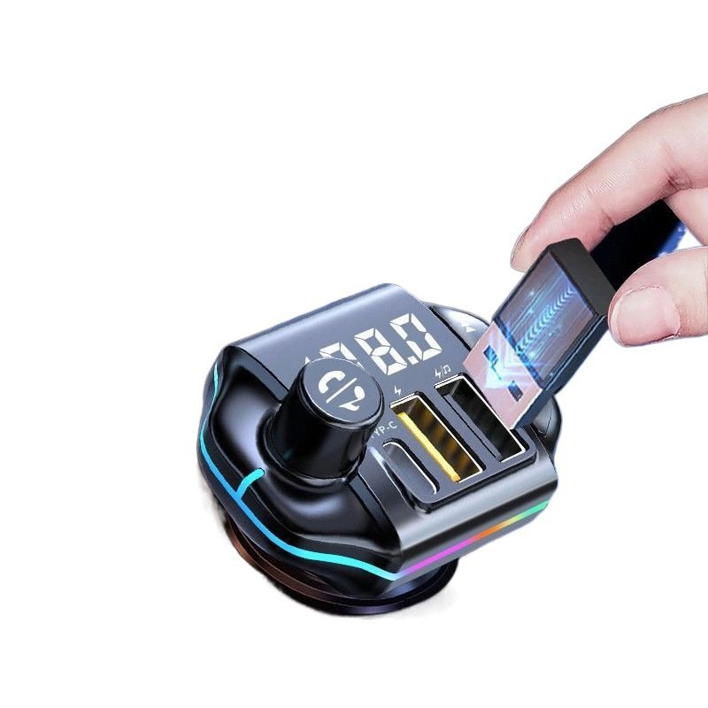 USB Car Charger Fast Charging BT 5.0 5V 3.1A PD QC3.0 Type C Phone Charger FM Transmitter for iPhone for Huawei for Xiaomi Phone