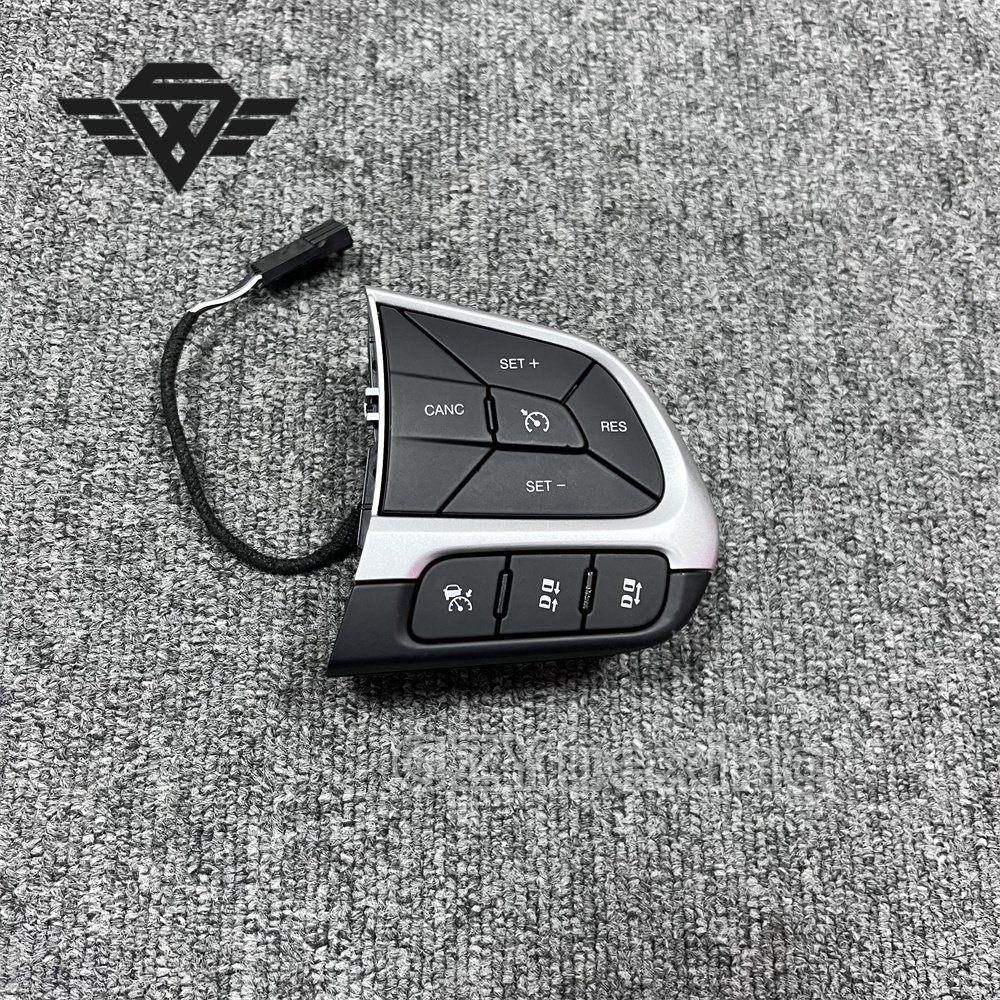 Suitable for Dodge Charger Steering Wheel Multi-function Button Cruise Button Cruise Switch Silver Black