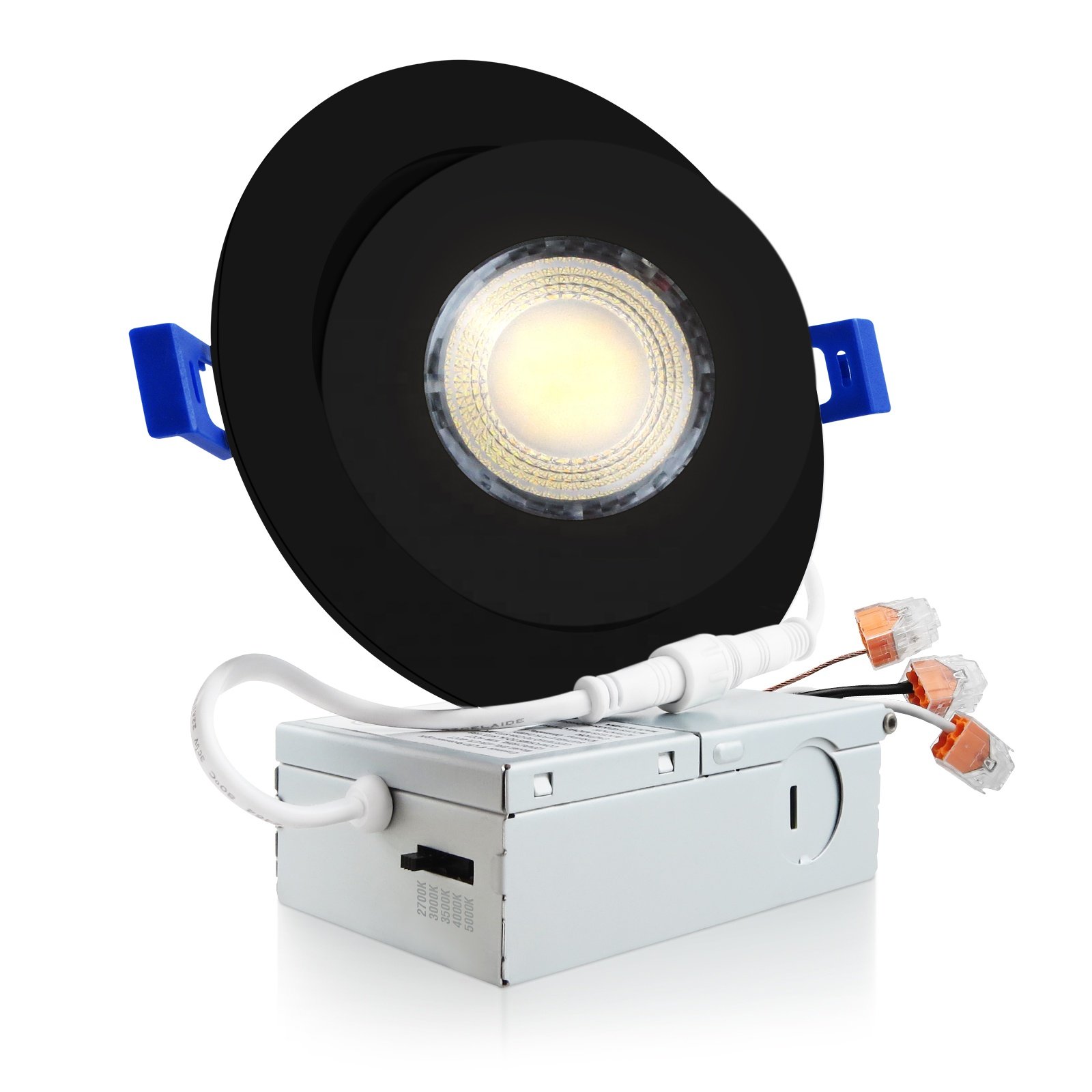 Dark Technology Recessed Anti Glare Downlight COB Led Ceiling Downlight