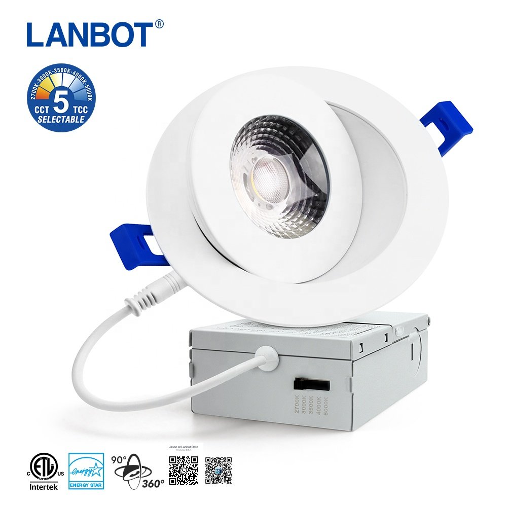 Dark Technology Recessed Anti Glare Downlight COB Led Ceiling Downlight