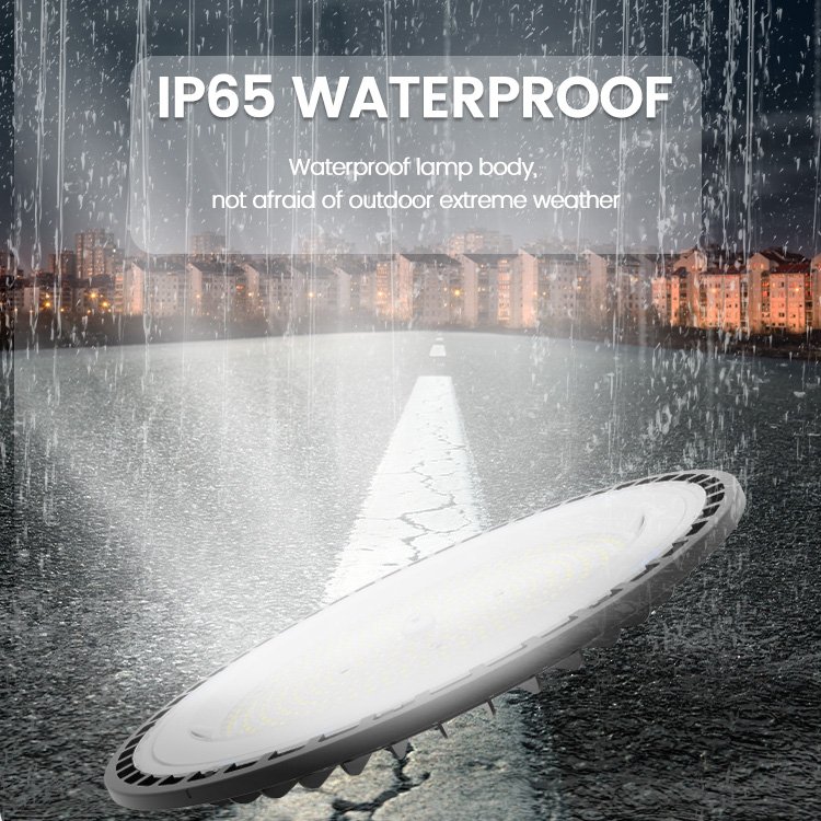 Two Years Warranty 300W 100W 150W 200W LED High Bay Light IP65 Waterproof UFO DOB High Bay Lamp for Warehouse Factory Workshop