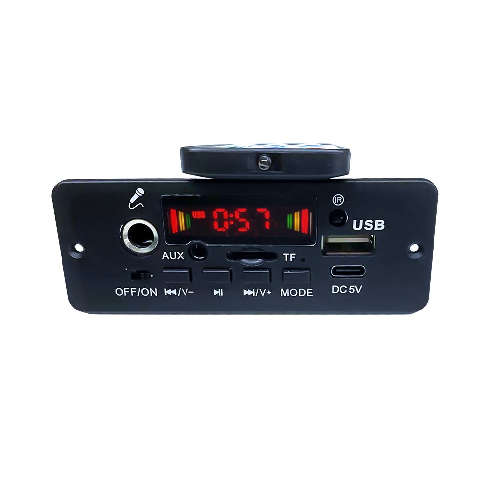2*5w 3.7/5V Bluetooth MP3 Kit Decoder Board Karaoke Microphone FM Radio USB TF MP3 Music Car Player