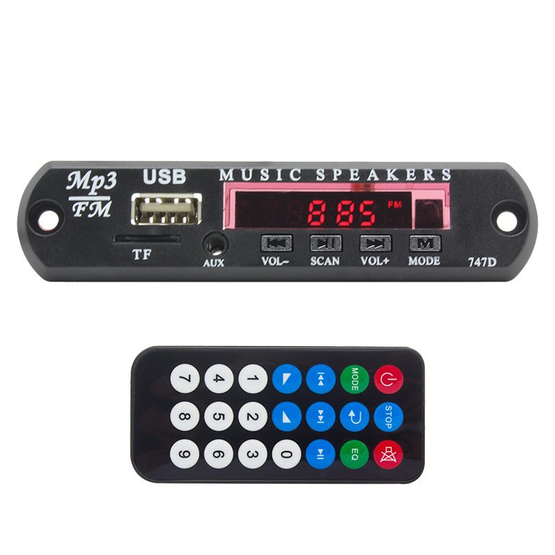 Factory Price 5V 12V USB Mp3 Player Blue Tooth Received Board Car MP3 Player Music Player Card Fm