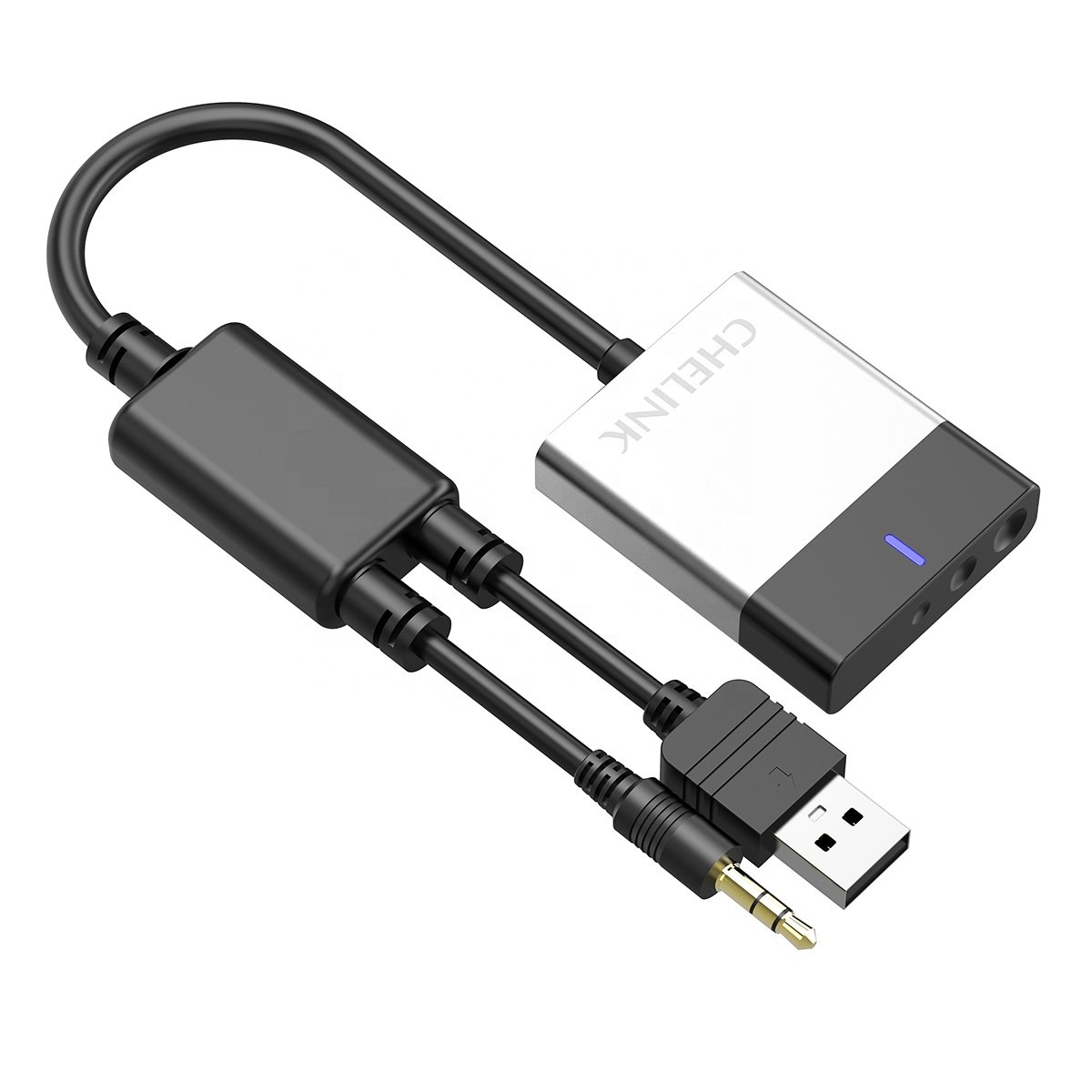 Car Kit Wireless for Blue-tooth Audio 3.5mm AUX USB Music Adapter Receiver Dongle Cable for BMW and Mini Cooper