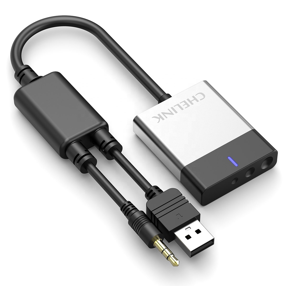 Car Kit Wireless for Blue-tooth Audio 3.5mm AUX USB Music Adapter Receiver Dongle Cable for BMW and Mini Cooper