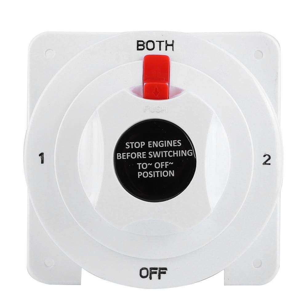 Battery Switch 300 Amp Dual Battery Selector Switch for Use With Two or More Batteries Marine Boat RV Automotive