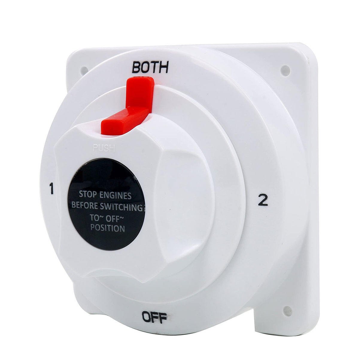 Battery Switch 300 Amp Dual Battery Selector Switch for Use With Two or More Batteries Marine Boat RV Automotive