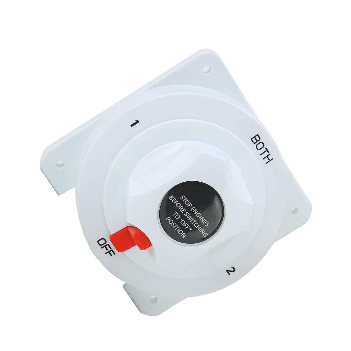 Battery Switch 300 Amp Dual Battery Selector Switch for Use With Two or More Batteries Marine Boat RV Automotive