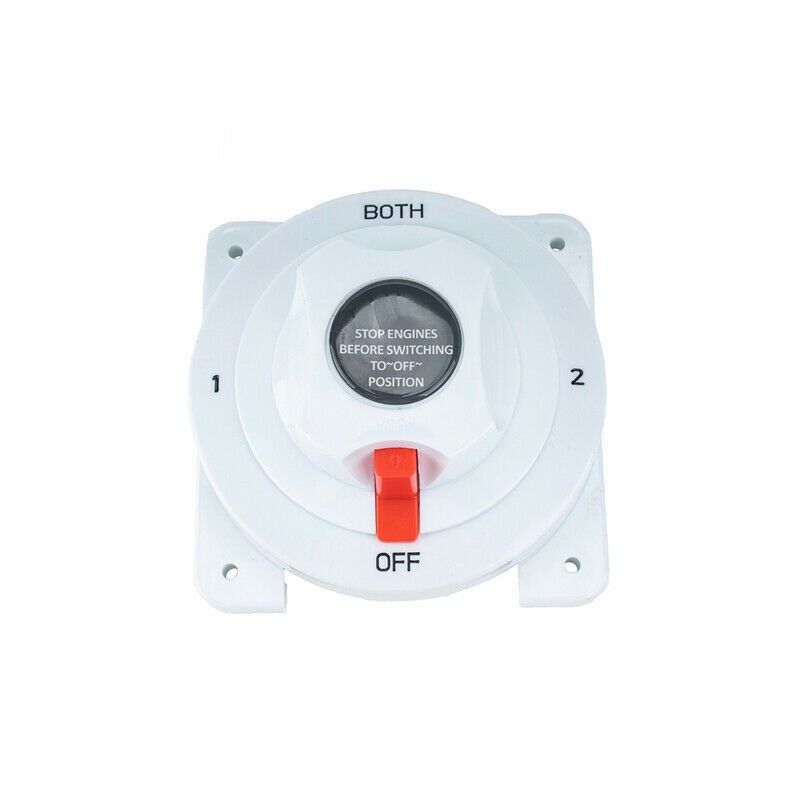 Battery Switch 300 Amp Dual Battery Selector Switch for Use With Two or More Batteries Marine Boat RV Automotive