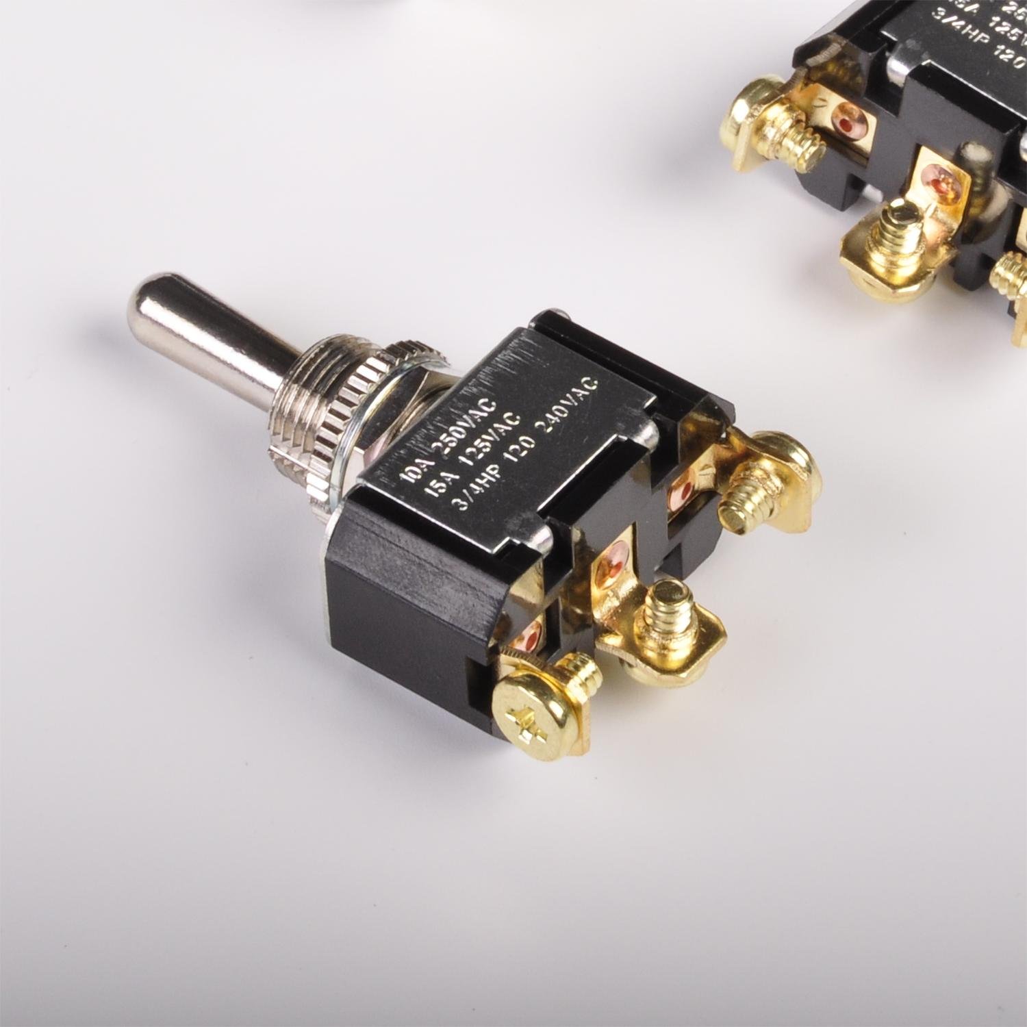 TOOWEI 12v Momentary Toggle Switch Factory Auto Toggle Switch Manufacturer Industrial (on)-off-(on) Toggle Switch Spring Reset