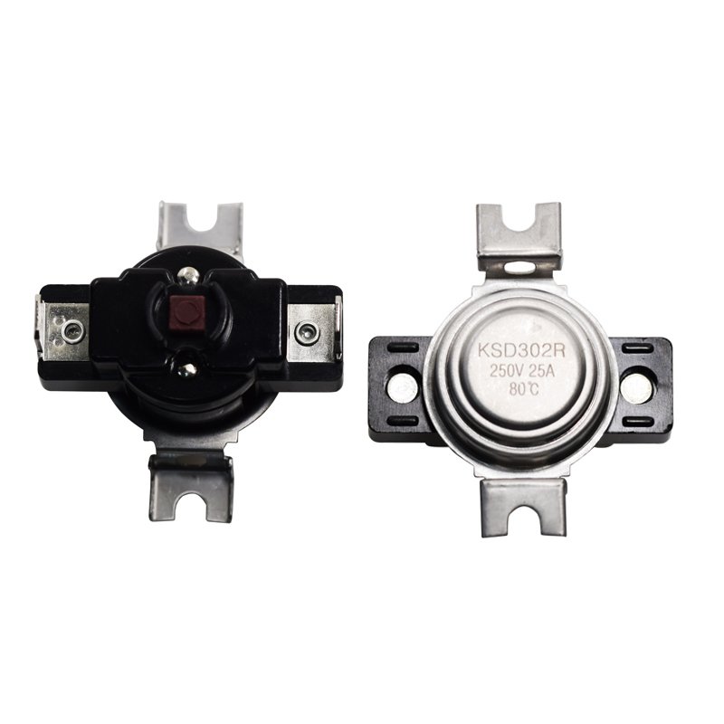 Factory Supply High Standard Temperature Regulator KSD302 Bimetal Temperature Control Switch 250V 25A
