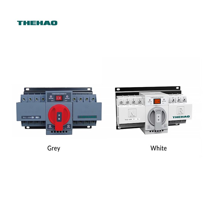 3 Phase Ats Panel 6A 10A 16A 20A 25A 32A 40A 50A 63amp Mcb Automatic Transfer Switch Cb Class Mini Changeover Switch