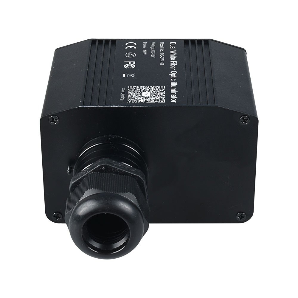 DC12V 16W Twinkle CCT LED Fiber Optic Illuminator With Single Head App/Remote Controlled for Car/Home Roof Star Ceiling Light