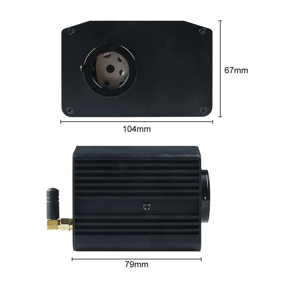 DC12V 16W Twinkle CCT LED Fiber Optic Illuminator With Single Head App/Remote Controlled for Car/Home Roof Star Ceiling Light
