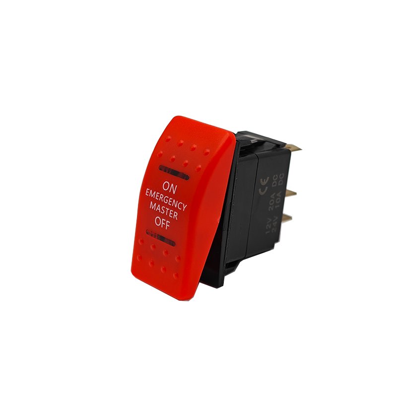 Customized Color Factory Customization DC 12-24V 10-20A ABS Ambulance Switch Emergency Master Auto Switch Motorcycle Light