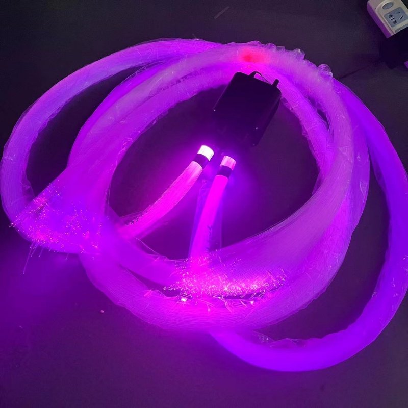DC12v Twinkle 20W Dual Color Starlight Headliner Kit 860pc Mixed Fibers Length 3M Sound Blue Tooth APP + Remote Control
