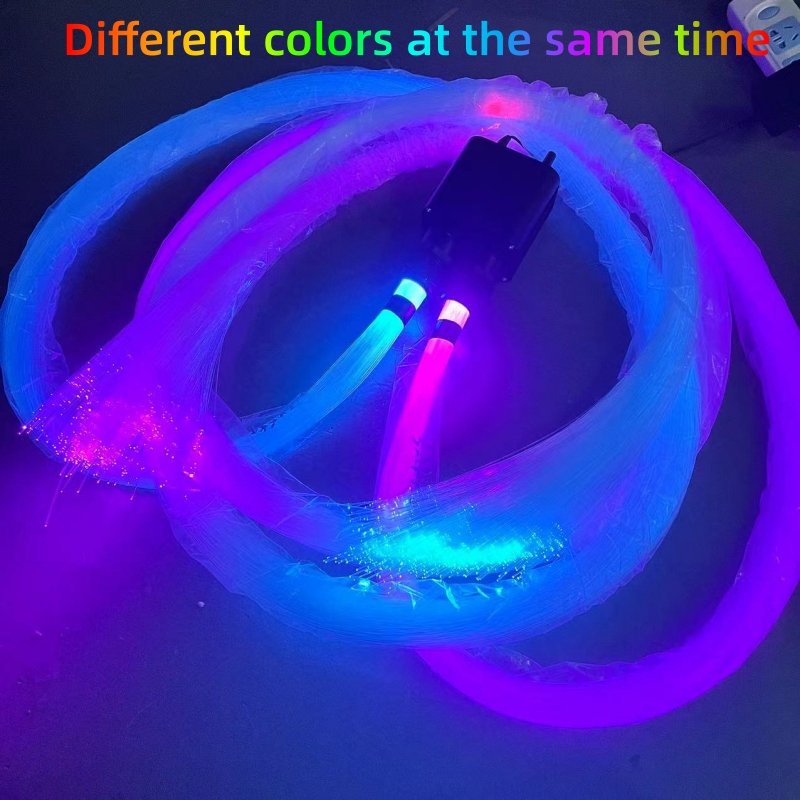 DC12v Twinkle 20W Dual Color Starlight Headliner Kit 860pc Mixed Fibers Length 3M Sound Blue Tooth APP + Remote Control